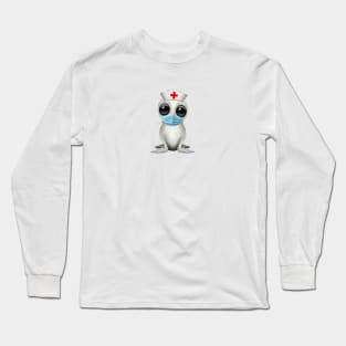 Cute Baby Harp Seal Nurse Long Sleeve T-Shirt